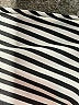 Commense 100% Polyester Stripes Black Long Sleeve Blouse Size M - photo 7