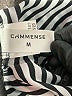 Commense 100% Polyester Stripes Black Long Sleeve Blouse Size M - photo 8