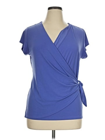 Tahari Short Sleeve Blouse (view 1)