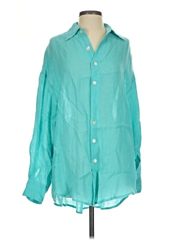Vitamin A Long Sleeve Button-Down Shirt (view 1)
