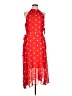 Studio One 100% Polyester Polka Dots Red Cocktail Dress Size 12 - photo 1