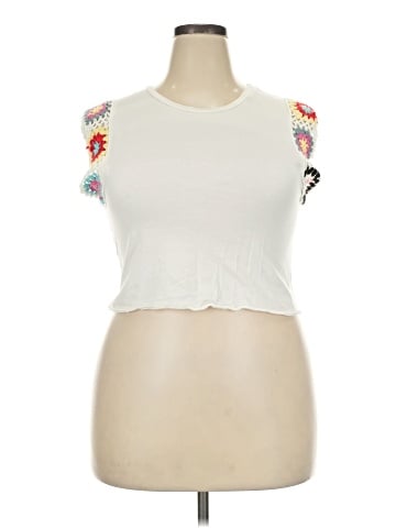 Trafaluc by Zara Sleeveless T-Shirt (view 1)