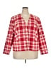 J.Crew Collection Plaid Red Blazer Size 24 - photo 1