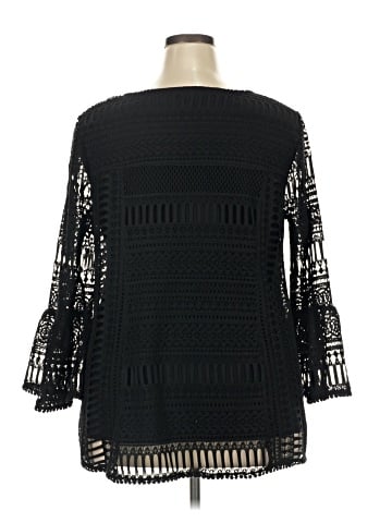 Alfani 3/4 Sleeve Blouse (view 2)