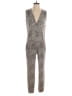 Abbeline Metallic Silver Jumpsuit Size S - photo 1