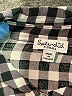Splendid 100% Rayon Houndstooth Black Long Sleeve Button-Down Shirt Size XS - photo 7