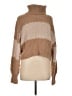 Cotton Candy LA Color Block Tan Turtleneck Sweater Size M - photo 1