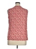 Croft & Barrow Red Sleeveless Blouse Size XL - photo 2