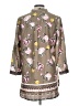 Live 4 Truth 100% Polyester Floral Yellow Gray 3/4 Sleeve Button-Down Shirt Size L - photo 2