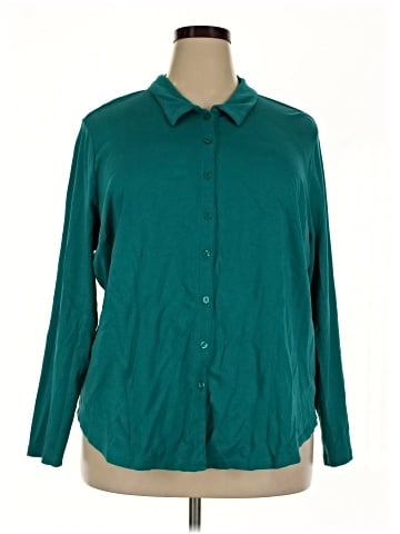 Isaac Mizrahi LIVE! Long Sleeve Button-Down Shirt (view 1)