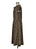 Talbots Animal Print Brown Casual Dress Size M - photo 5
