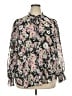 Torrid 100% Polyester Pink Long Sleeve Blouse Size 2X Plus (2) - photo 1