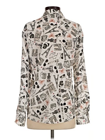 Karl Lagerfeld Paris Long Sleeve Blouse (view 2)