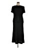 S.L. Fashions 100% Polyester Black Casual Dress Size 14 - photo 1
