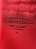 Athleta 100% Polyester Solid Pink Athletic Shorts Size 2X - photo 3
