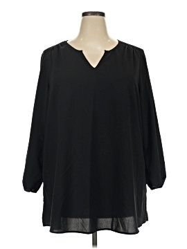Lane Bryant Outlet 3/4 Sleeve Blouse (view 1)