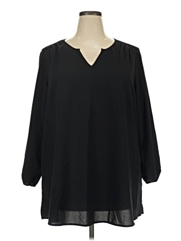 Lane Bryant Outlet 3/4 Sleeve Blouse (view 1)
