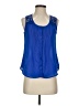 Mine Blue Sleeveless Blouse Size S - photo 1