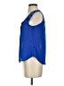 Mine Blue Sleeveless Blouse Size S - photo 5