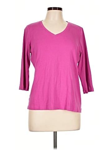 St. John's Bay 3/4 Sleeve Top (view 1)