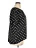 Ann Taylor LOFT 100% Polyester Polka Dots Black Short Sleeve Blouse Size XL - photo 4