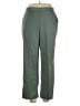 Alfred Dunner Solid Green Casual Pants Size 14 - photo 1
