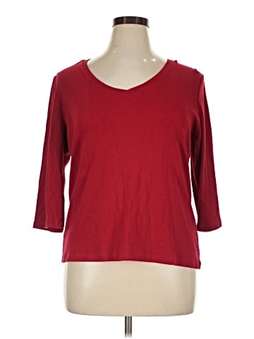 St. John's Bay 3/4 Sleeve T-Shirt (view 1)
