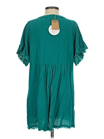 Umgee Short Sleeve Blouse (view 2)