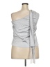Boston Proper Silver Sleeveless Top Size 18 - photo 2