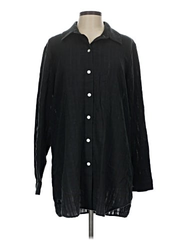 Soft Surroundings Long Sleeve Button-Down Shirt (view 1)