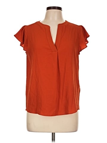 Calvin Klein Short Sleeve Blouse (view 1)