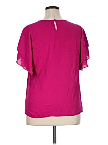 Worthington Short Sleeve Blouse (view 2)
