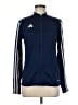 Adidas 100% Polyester Blue Cardigan Size M - photo 1