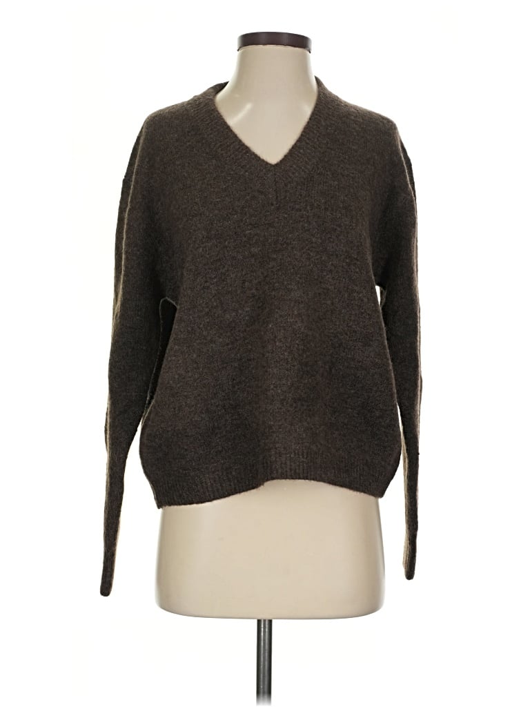 Pre-owned John & Jenn Pullover Sweater In Brown