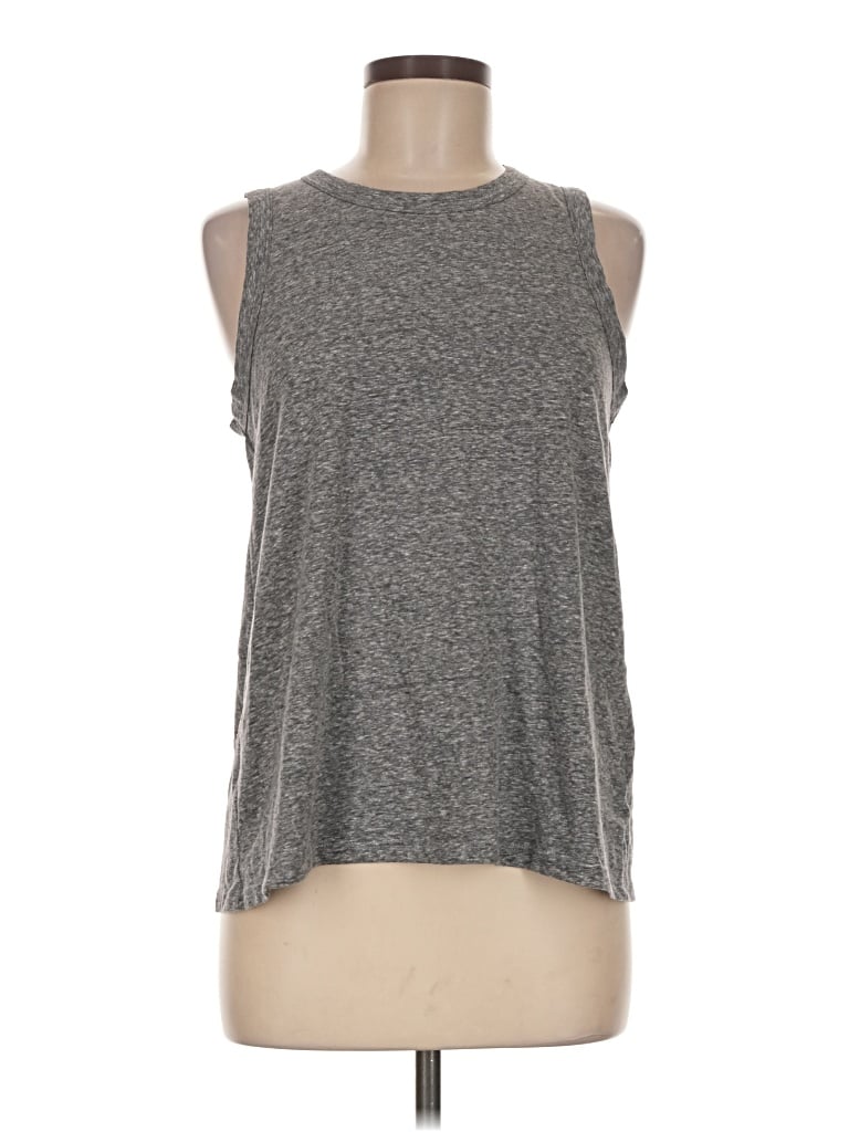 Jcrew Sleeveless T-shirt In Gray