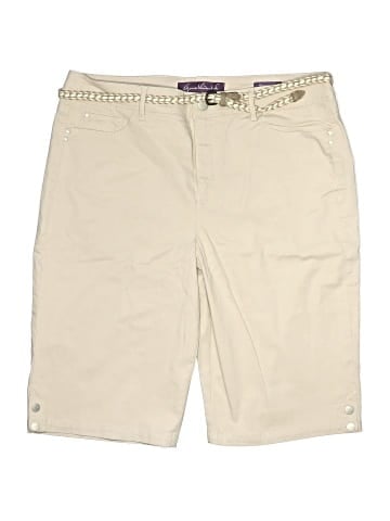 Gloria Vanderbilt Khaki Shorts (view 1)