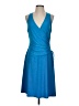 Evan Picone Solid Blue Cocktail Dress Size S - photo 1