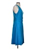 Evan Picone Solid Blue Cocktail Dress Size S - photo 4