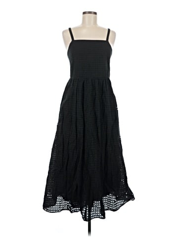 Madewell Eyelet Bow-Back Midi Dress (view 1)