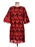 Tory Burch 100% Polyester Red Cocktail Dress Size 10 - photo 1