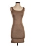 Soprano Solid Tan Cocktail Dress Size XS - photo 1
