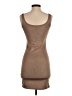 Soprano Solid Tan Cocktail Dress Size XS - photo 2