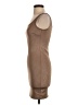 Soprano Solid Tan Cocktail Dress Size XS - photo 5