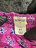 Crewcuts Outlet 100% Viscose Paisley Pink Skort Size 6 - 7 - photo 3