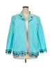 Anthony Richards 100% Polyester Teal Jacket Size 18 - photo 1
