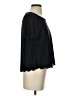 Topshop 100% Polyester Black Short Sleeve Top Size 4 - photo 4