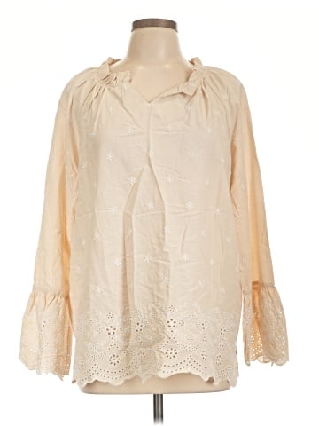 Belle By Kim Gravel 3/4 Sleeve Blouse (view 1)