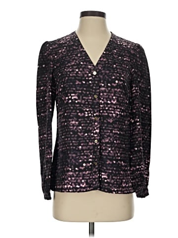 Tory Burch Long Sleeve Silk Top (view 1)