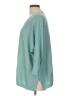 Garnet Hill 100% Linen Teal Pullover Sweater Size L - photo 5