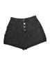 Missguided Black Denim Shorts Size 6 - photo 1